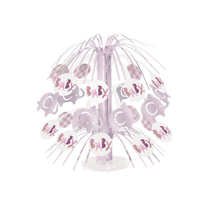 Baby Olifant Tafeldecoratie Roze 21cm van Unique koop je bij Partywinkel