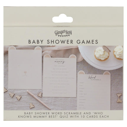 Babyshower Kaartspel Teddy 20st van Ginger Ray koop je bij Partywinkel