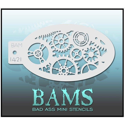 Bad Ass Schmink Sjabloon 1421 van Bad Ass Stencils koop je bij Partywinkel