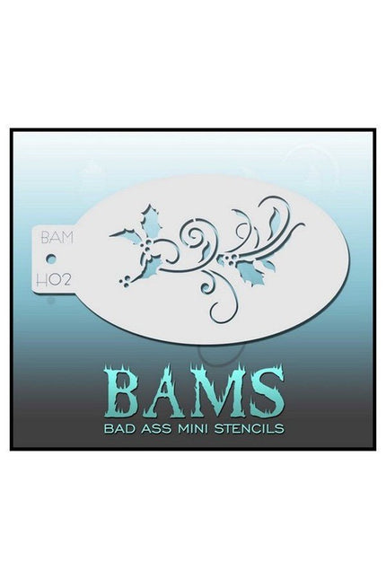 Bad Ass Schmink Sjabloon H02 van Bad Ass Stencils koop je bij Partywinkel