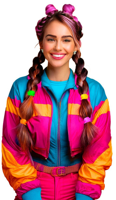 Bag of 5 assorted neon hair bands van Fiestas Guirca koop je bij Partywinkel