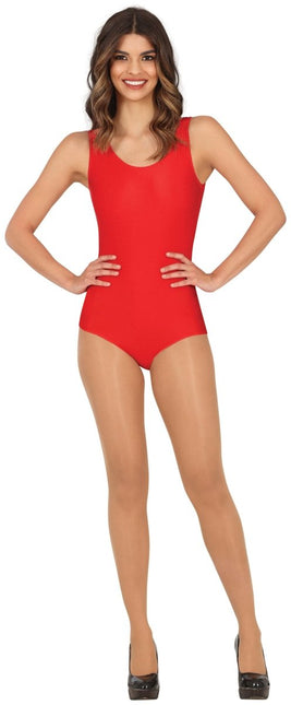 Balletpakje Rood Dames Mouwloos van Fiestas Guirca koop je bij Partywinkel
