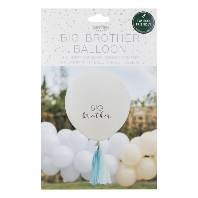Ballon Big Brother 45cm van Ginger Ray koop je bij Partywinkel