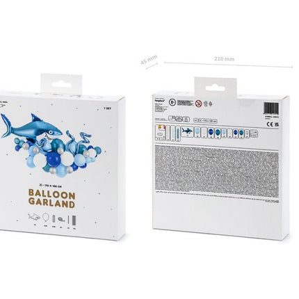 Ballon Slinger Haai 15 delig van Partydeco koop je bij Partywinkel