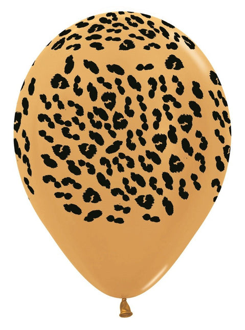 Ballonnen Animal Print Metallic Ink 30cm 25st van Sempertex koop je bij Partywinkel