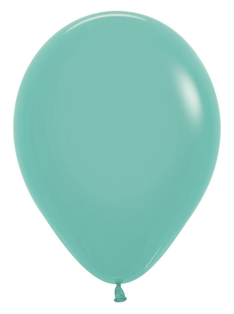 Ballonnen Aquamarina 30cm 50st van Sempertex koop je bij Partywinkel