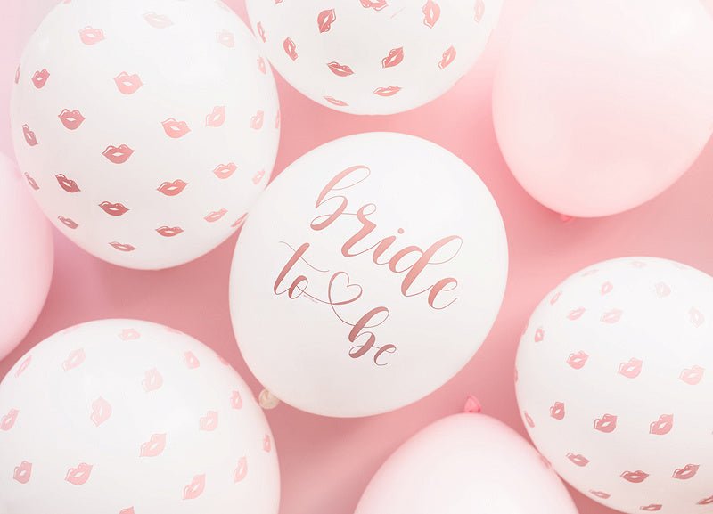 Ballonnen Bride To Be Mix 30cm 6st van Partydeco koop je bij Partywinkel