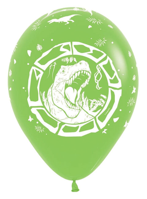 Ballonnen Dinosaur T Rex Mix 30cm 25st van Sempertex koop je bij Partywinkel
