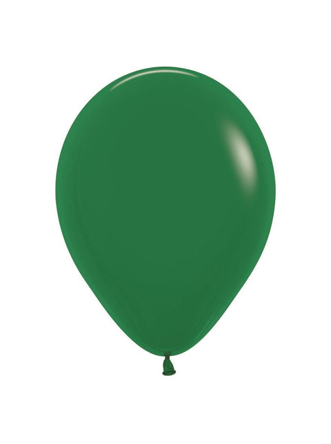 Ballonnen Forest Green 23cm 50st van Sempertex koop je bij Partywinkel
