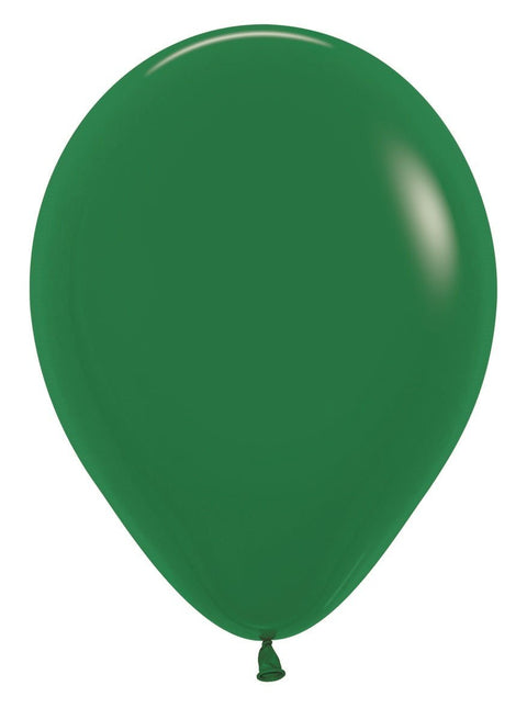Ballonnen Forest Green 30cm 50st van Sempertex koop je bij Partywinkel