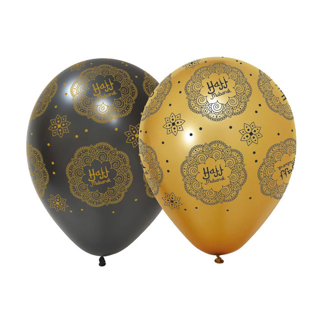 Ballonnen Hajj Mubarak 31cm 6st van WeFiesta koop je bij Partywinkel