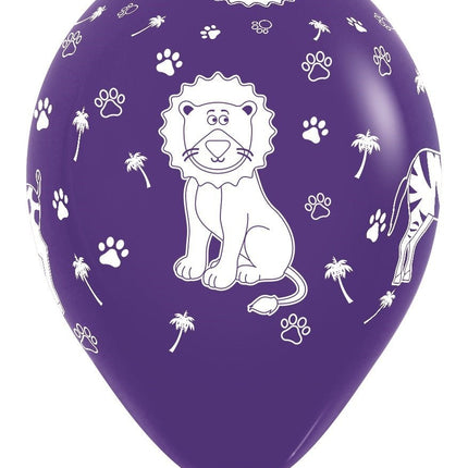 Ballonnen Jungle Animals Fashion Mix 30cm 25st van Sempertex koop je bij Partywinkel