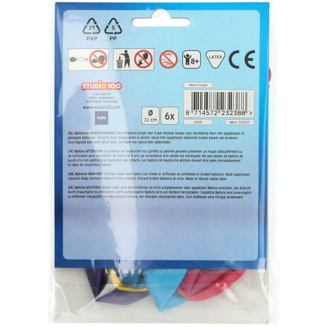 Ballonnen K3 23cm 6st van Folat koop je bij Partywinkel