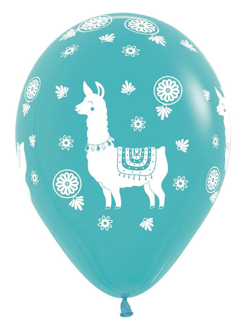 Ballonnen Lama Mix 30cm 25st van Sempertex koop je bij Partywinkel