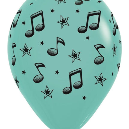 Ballonnen Music Notes 30cm 25st van Sempertex koop je bij Partywinkel