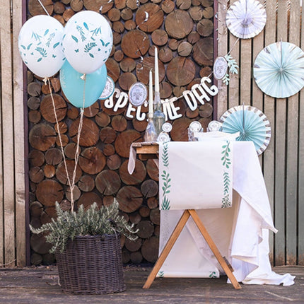 Ballonnen Natuur Groen 33cm 6st van Folat koop je bij Partywinkel