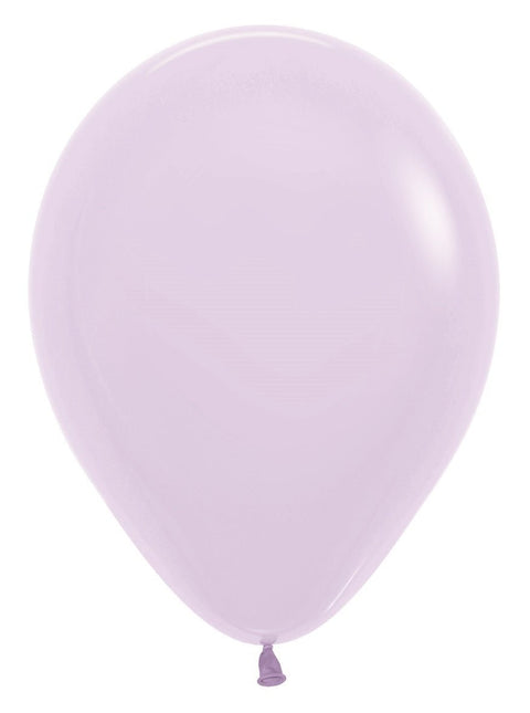 Ballonnen Pastel Matte Lilac 30cm 12st van Sempertex koop je bij Partywinkel