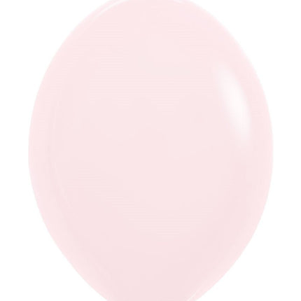 Ballonnen Pastel Matte Pink 30cm 50st van Sempertex koop je bij Partywinkel