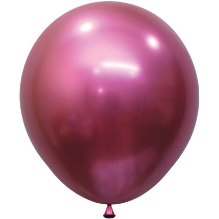 Ballonnen Reflex Fuchsia 45cm 6st van Sempertex koop je bij Partywinkel