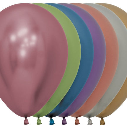 Ballonnen Reflex Mix 30cm 12st van Sempertex koop je bij Partywinkel