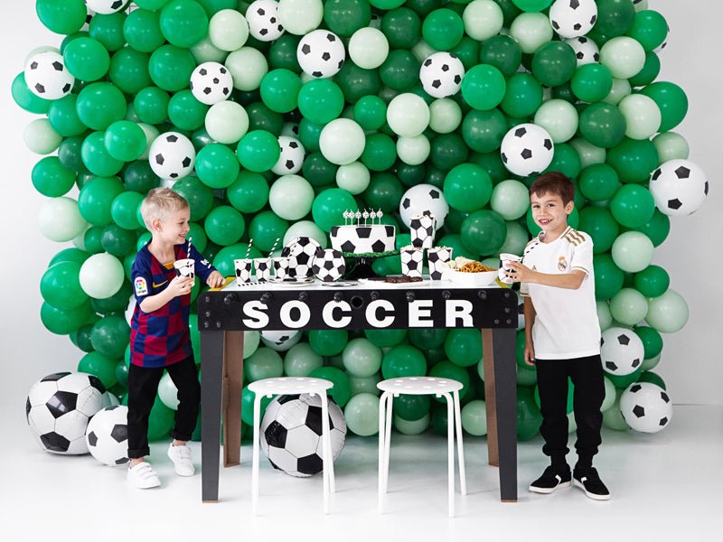 Ballonnen Voetbal 30cm 6st van Partydeco koop je bij Partywinkel