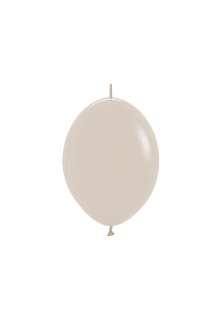 Ballonnen White Sand 15cm 50st van Sempertex koop je bij Partywinkel