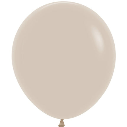 Ballonnen White Sand 45cm 25st van Sempertex koop je bij Partywinkel
