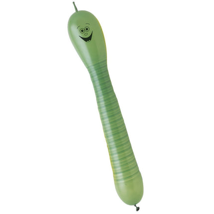 Ballonnen Wormen Gekleurd 22cm 12st van Unique koop je bij Partywinkel