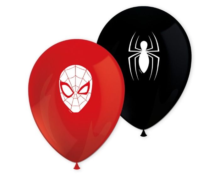 Globos Spiderman 28cm 8pcs