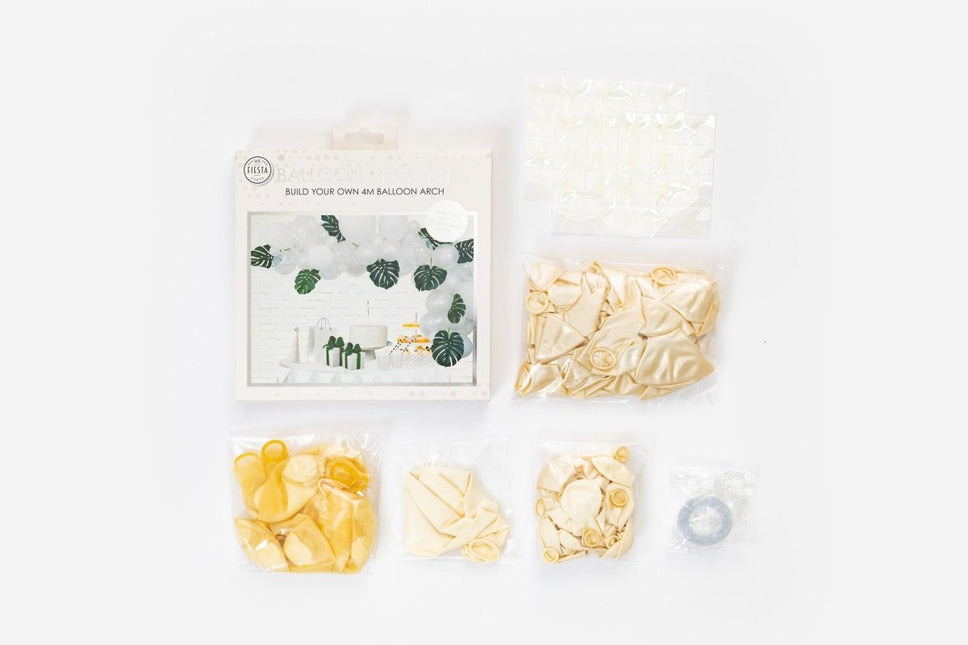 Ballonnenboog Zelf Maken Set Wit 4m van WeFiesta koop je bij Partywinkel