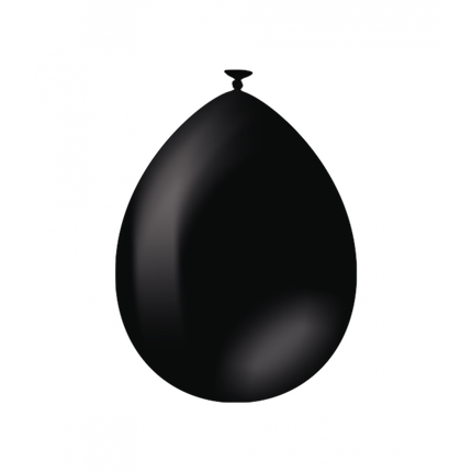 Globos Negros 30cm 50uds