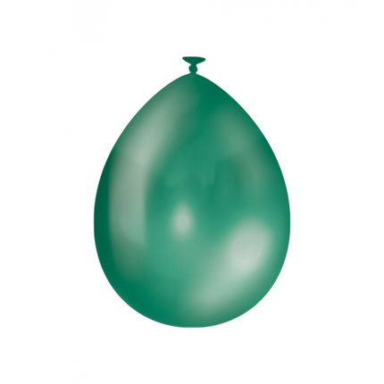 Globos Verdes Metálicos 30cm 50pcs