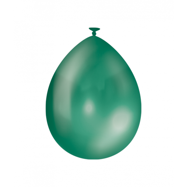 Globos Verdes Metálicos 30cm 50pcs