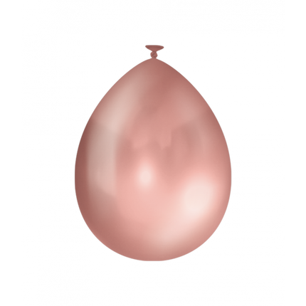 Globos Oro Rosa Metálicos 30cm 50pcs