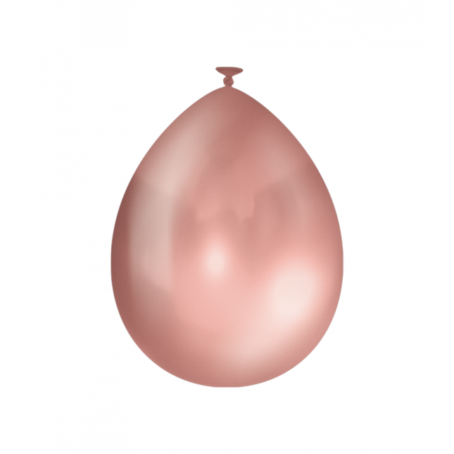 Globos Oro Rosa Metálicos 30cm 50pcs