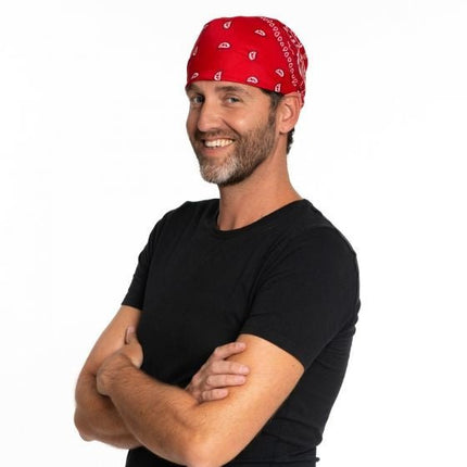 Bandana Traditioneel Rood 55cm van Partychimp koop je bij Partywinkel