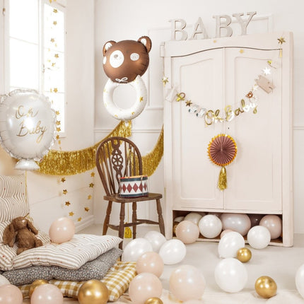 Banner Oh Baby 2,5m van Partydeco koop je bij Partywinkel
