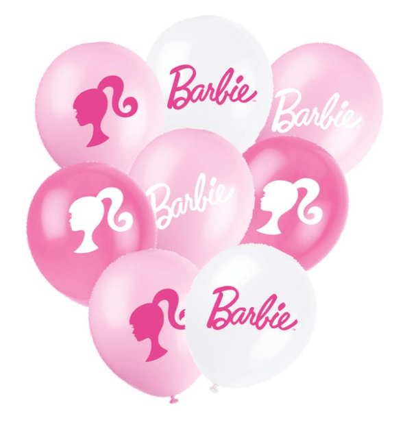 Barbie Ballonnen 30cm 8st van Unique koop je bij Partywinkel