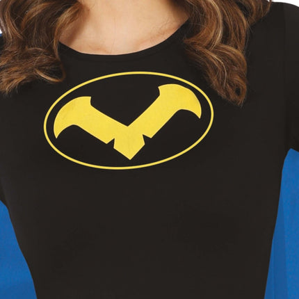 Batgirl Kostuum Blauw Dames van Fiestas Guirca koop je bij Partywinkel