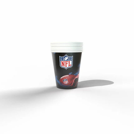 Vasos NFL de 250 ml, 6 unidades