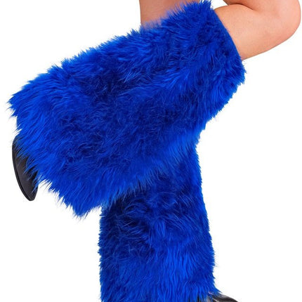 Beenwarmers Pluche Koningsblauw van Widmann koop je bij Partywinkel