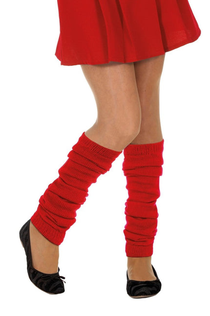 Beenwarmers Rode van Wilbers & Wilbers koop je bij Partywinkel