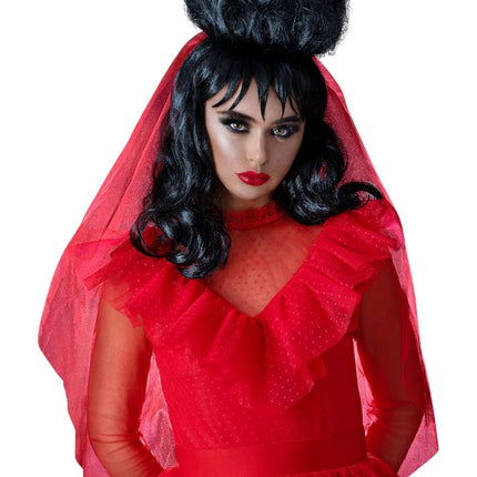 Beetlejuice Lydia Pruik van Smiffys koop je bij Partywinkel