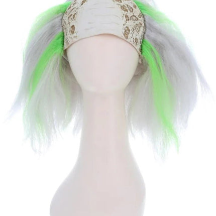 Beetlejuice Pruik met Latex Kale Kop van Smiffys koop je bij Partywinkel