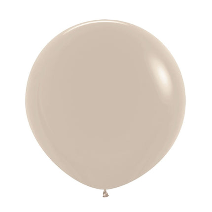 Beige Ballonnen 61cm 3st van Sempertex koop je bij Partywinkel