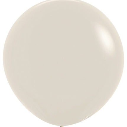 Beige Ballonnen 91cm 10st van Sempertex koop je bij Partywinkel