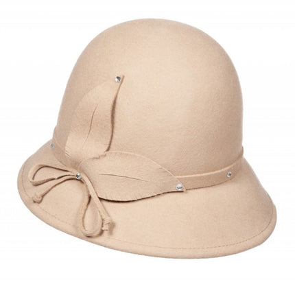 Beige Hoed 20'S van Wilbers & Wilbers koop je bij Partywinkel