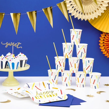 Beige Lint 30cm 3st van Partydeco koop je bij Partywinkel