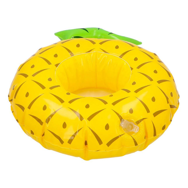 Bekerhouder Ananas Opblaasbaar 20cm van Boland koop je bij Partywinkel