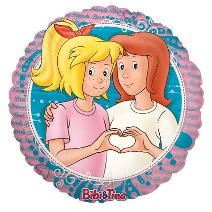 Globo de helio redondo de Bibi y Tina, 45 cm